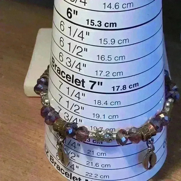 Vintage Stretch Bracelet with Sea Theme - Turtle and Lobster/ Crab Claw - Picture 4 of 4